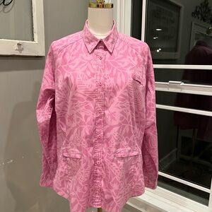 Columbia Pink Floral Printed shirt